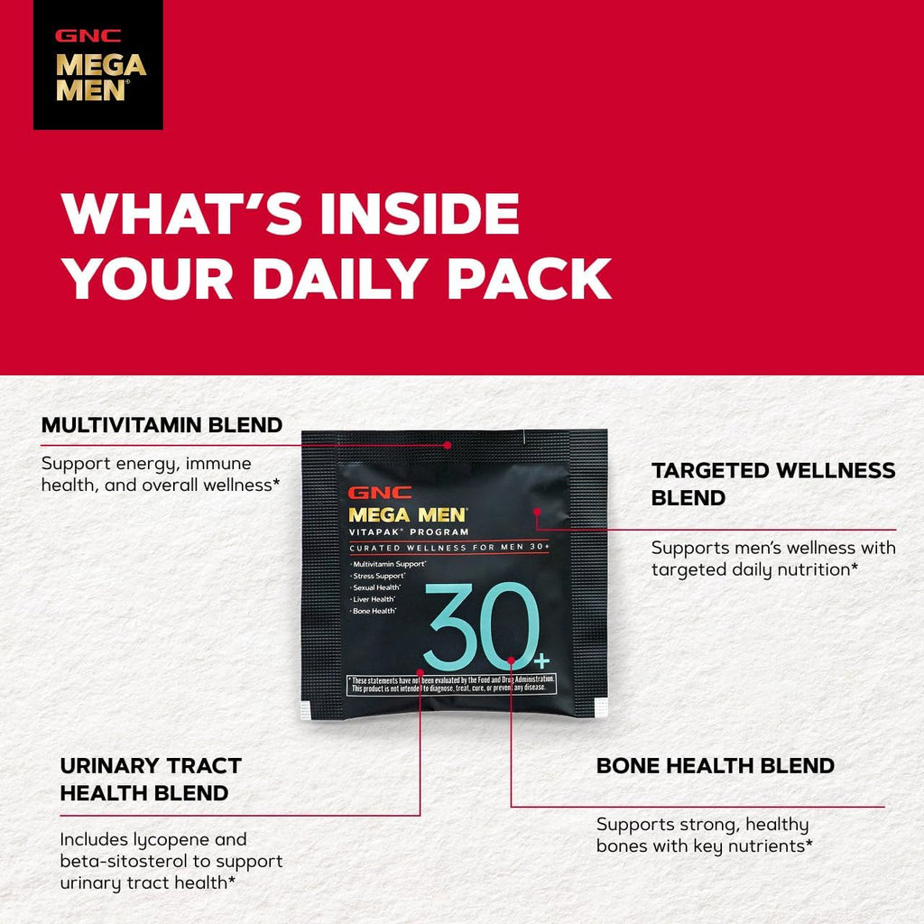 Men’s 30+ Daily Vitapak – 5-in-1 Multivitamins